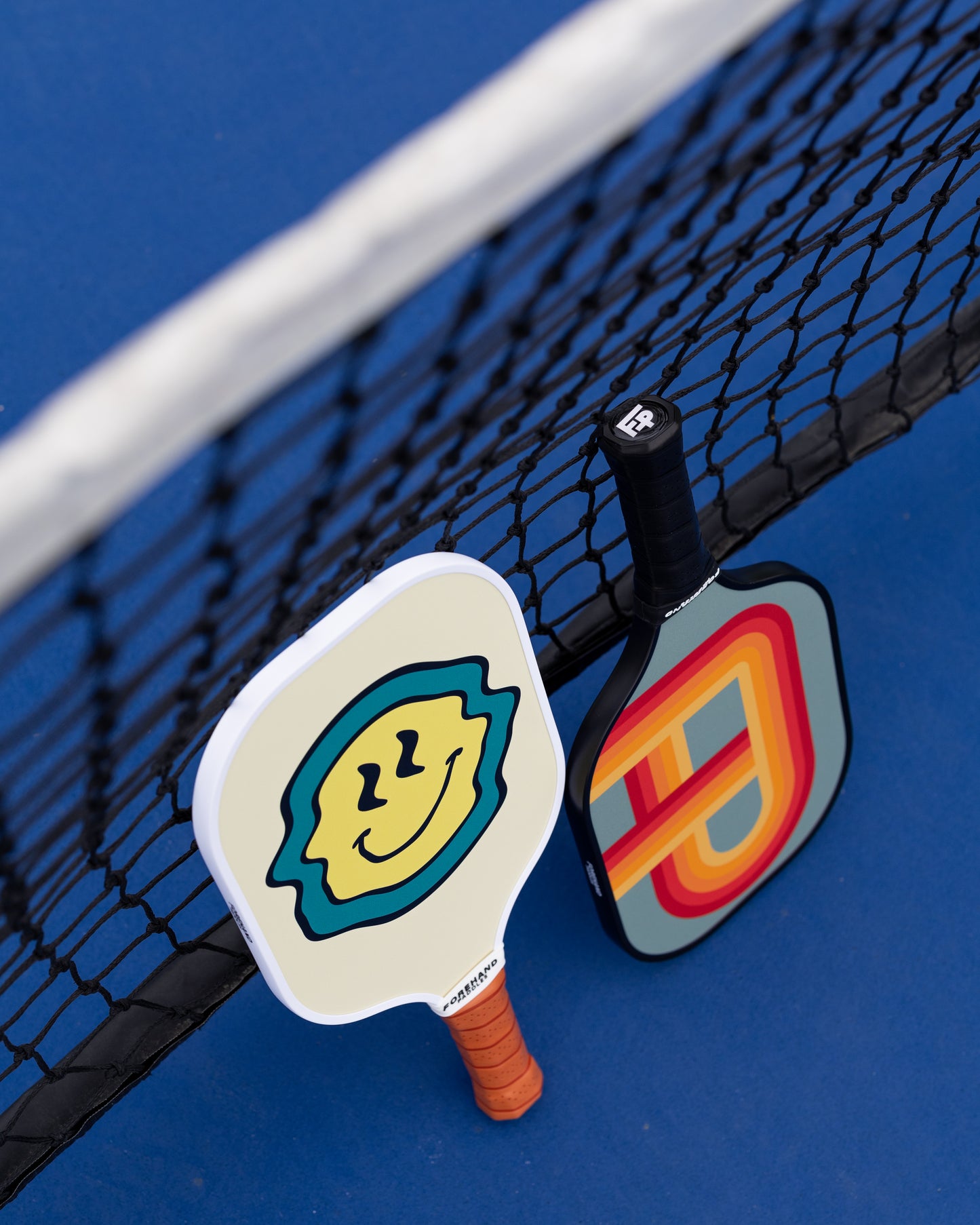 Forehand Paddles Smilin 'n Stylin and Retro Pop Pickleball Paddles