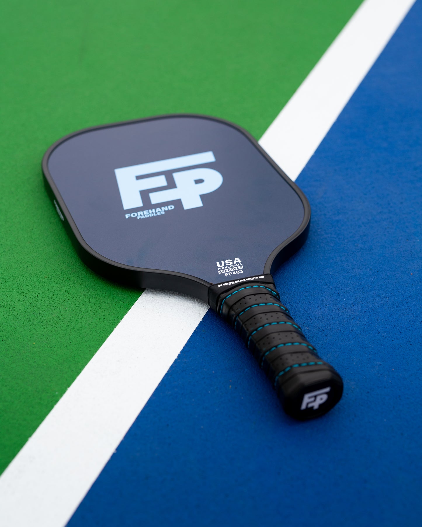 Blue Knight Pickleball Paddle 16MM - Logo - Flat